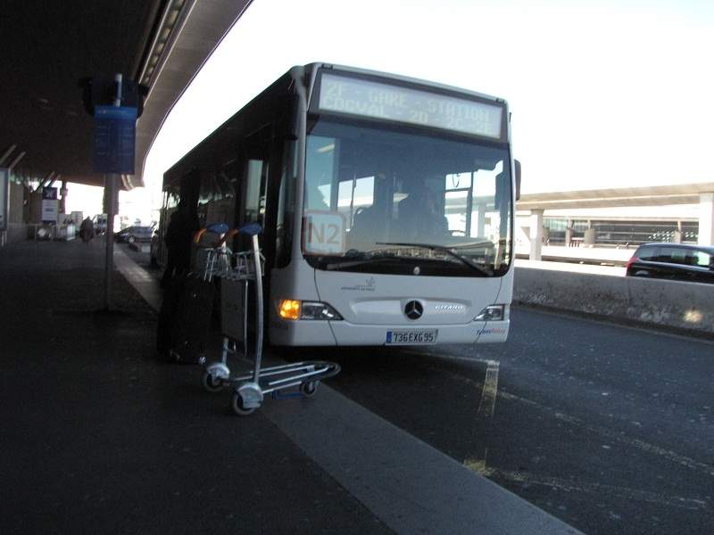 Der Shuttlebus zwischen den Terminals